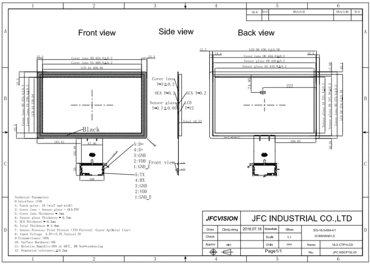 China PCAP Touch Panel