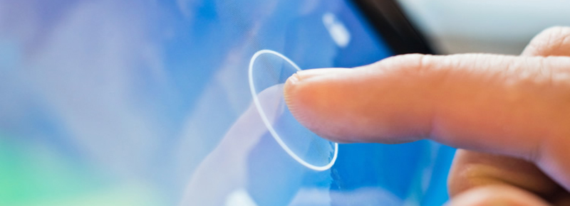 LCD touch display