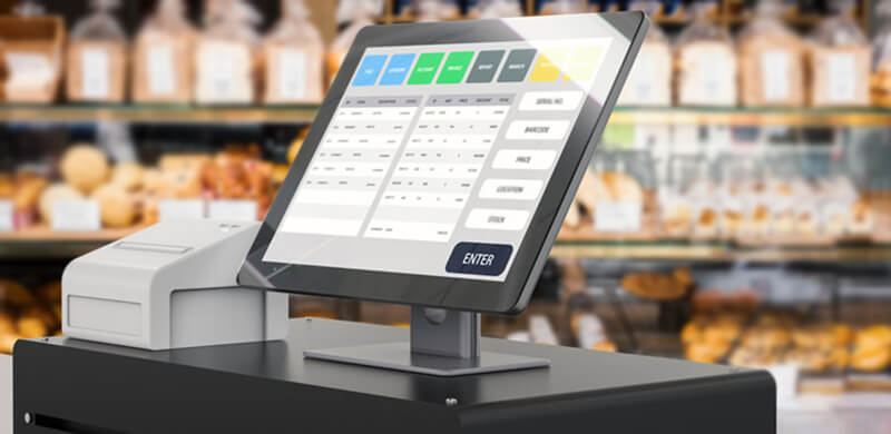 TFT touch screen for POS machine