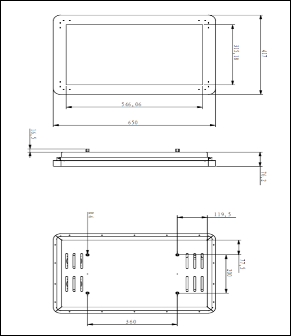 Interactive touch monitor - JFC238PHB15C