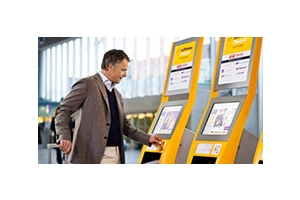 LCD Touch Screen Self-Service-Kiosk in The Ticketing Solution