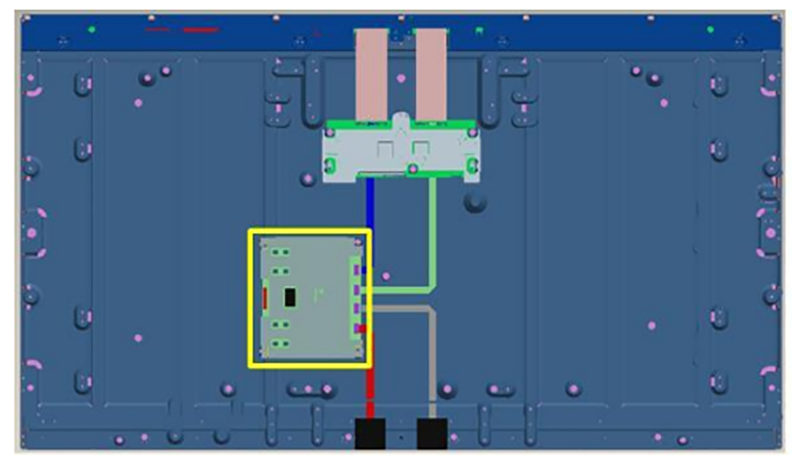 Structure of 55 inch LTI550FN01 LCD Display Panel