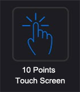 10 Points Outdoor Touch Screen