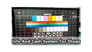 22 inch Touch Screen: Info And Cash System For Shops