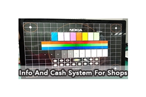 22 inch Touch Screen: Info And Cash System For Shops