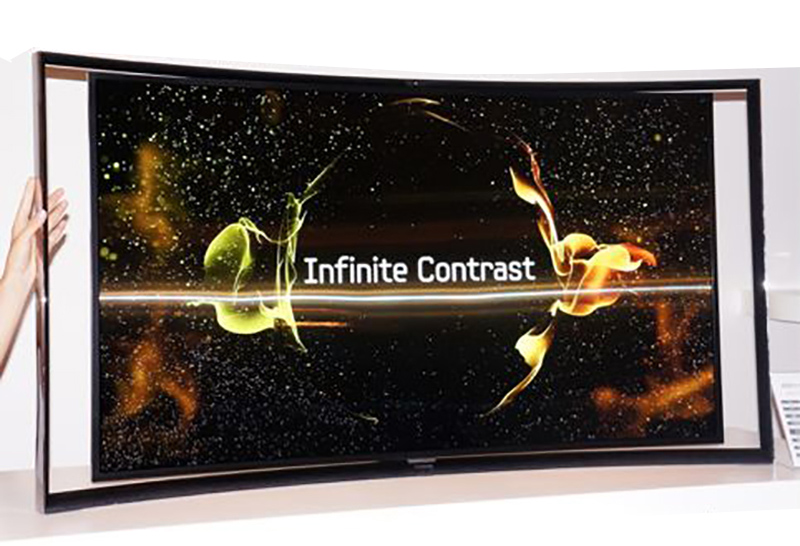 higher contrast OLED display