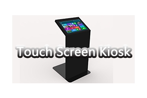 Touch screen kiosk in the retail industry