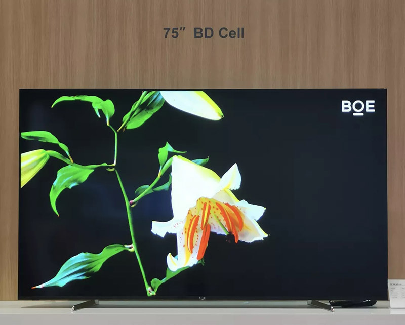 BOE 4K display, 8K display