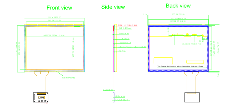 10.4 inch touch panel